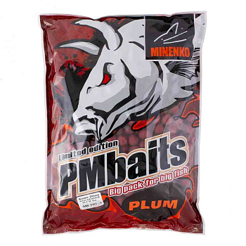 Бойлы пылящие Minenko PMbaits Plum 26мм 3 кг (Слива) 