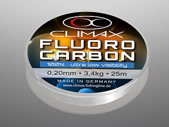 Леска Climax Fluorocarbon 2020 Тонущий 50м 7,2кг/0,33мм Прозрачный 