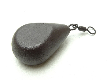 Грузило грушевидное плоское Carptravel Flat Pear Swivel 4,2oz/121г