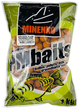 Бойлы пылящие Minenko PMbaits Orange Plum 20мм 1 кг (Оранжевая слива) 