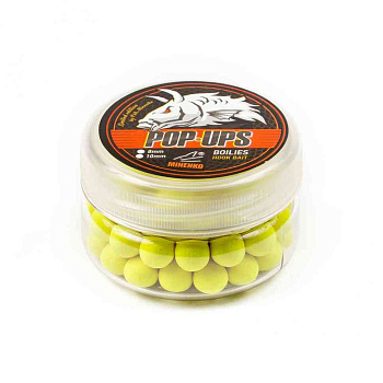 Бойлы плавающие Minenko Fluo  Pineapple 10мм 25 г (Ананас) 