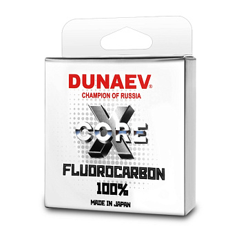 Леска Dunaev Fluorocarbon  30м 2кг/0,148мм Прозрачная 