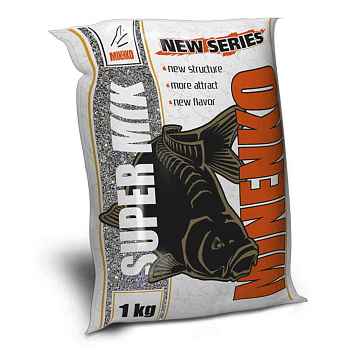 Прикормка фидерная Minenko Super Mix Feeder Black 1 кг (Фидер Чёрный) 