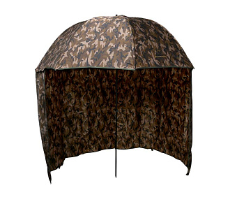Зонт рыболовный  F-fishing Camo Umbrella With Tent d 2,5м 