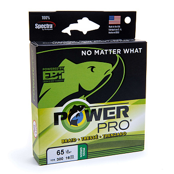 Плетеный шнур Power Pro   135м 13кг/0,19мм (Зеленый) 