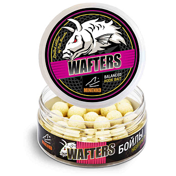 Бойлы нейтральные Minenko WAFTERS  Garlic 14мм 70 г (Чеснок) 