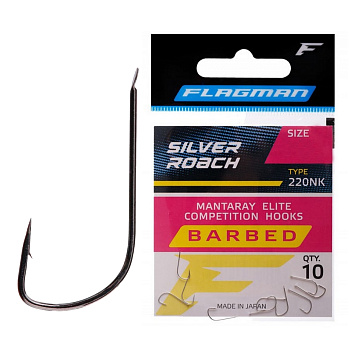 Крючки с лопаткой F-fishing Silver Roach Size 16  