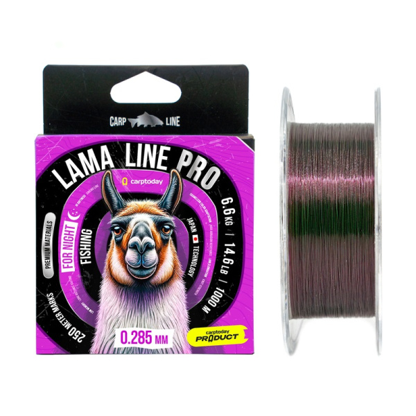 Леска CARPTODAY Lama Line Pro  1000м 6,6кг 0,285мм (Хамелеон)