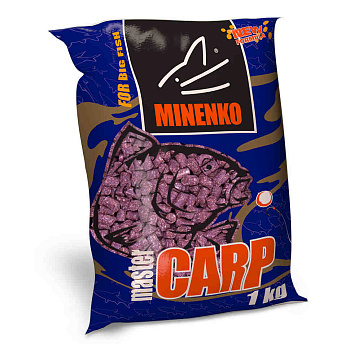 Пеллетс Minenko Master Carp Hemp 10мм 1 кг (Конопля)   Зеленый