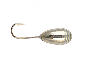 Мормышка Капля спортивная Ds Fishing  d-2.9 (Серебро) 0,45 г