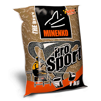 Прикормка фидерная Minenko Pro Sport Super Black 1 кг (Лещ) 