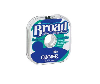 Поводочная леска Owner Broad  100м 4,3кг/0,22мм (Прозрачный) 