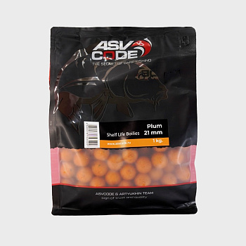 Бойлы тонущие ASV-Code  Plum 21мм 1 кг (Слива) 