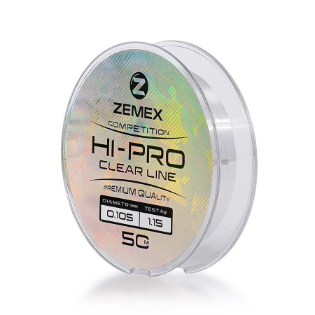 Монофильная леска ZEMEX HI-PRO COMPETITION LINE 50 m_5