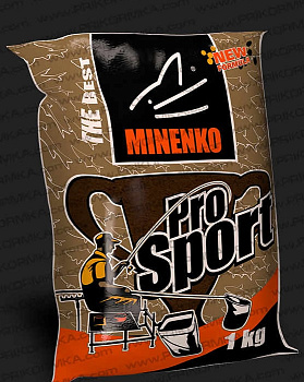 Прикормка фидерная Minenko Pro Sport Base competition Aroma Free Dark 1 кг (Без вкуса) 