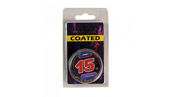 Повод. мат. в оболочке EastShark Coated Hooklinks   20м 15lb/ (Camo-green) 