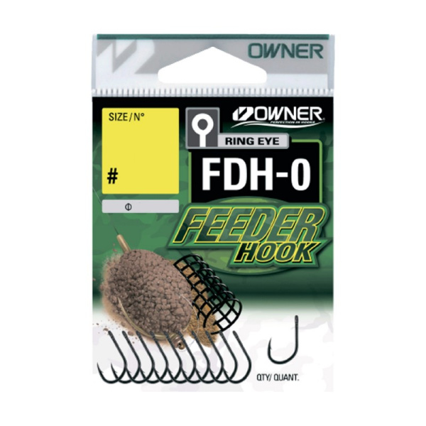 Крючки с колечком Owner Feeder Hook FDH-0 BC