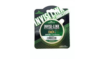 Леска флюорокарбоновая EastShark INVISI-LINK  25м 12lb0,60мм Прозрачная