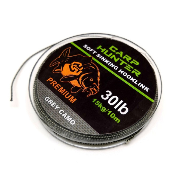 Повод. мат. Carp Hunter PREMIUM   10м 30lb15к