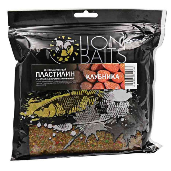 Пластилин рыболовный Lion Baits Клубника