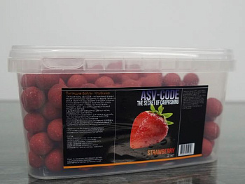 Бойлы пылящие ASV-Code  Strawberry 24мм 2 кг (Клубника) 