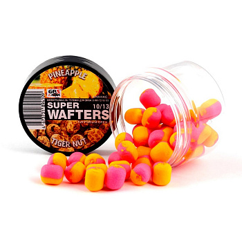Бойлы нейтральные GBS Baits wafters  Tiger Nut - Pineapple 10x13мм  67 г (Ананас Тигровый Орех) 
