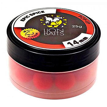 Бойлы плавающие Lion Baits   Epic Spice 14мм 25 г (Специи) 