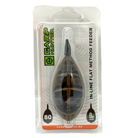 Флэт кормушка Carp Hunter Flat Method Feeder Large 80г