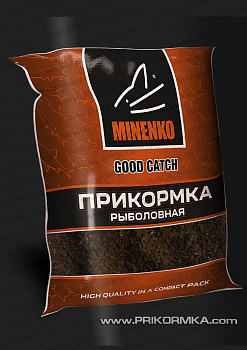 Прикормка зимняя Minenko Good Catch увлажненная  Roach 700 г (Плотва) 