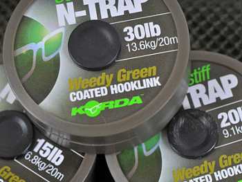 Повод. мат. в оболочке Korda N Trap Semi   20lb/ (Gravel) 
