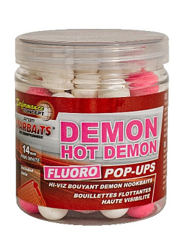 Бойлы плавающие StarBaits Fluo  Hot Demon 14мм 80 г (Специи) 
