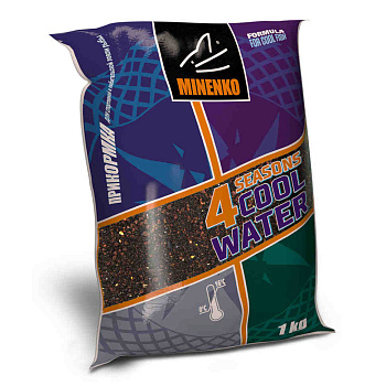 Прикормка зимняя Minenko Cool Water 4 Season Ready to use Roach 1 кг (Плотва) 