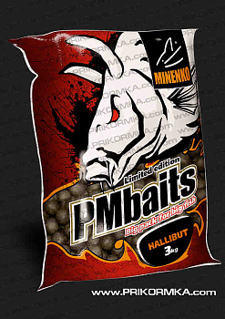 Бойлы пылящие Minenko PMbaits Halibut 20мм 3 кг (Палтус) 