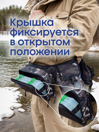 Сумка поясная с коробками 9