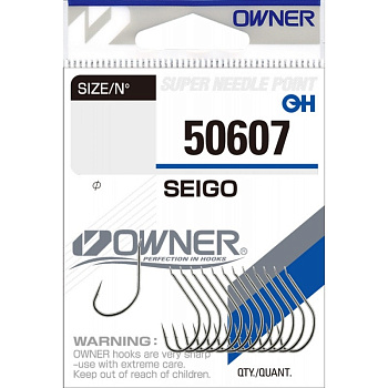 Крючки с лопаткой Owner Seigo Size 10 Никель с бородкой