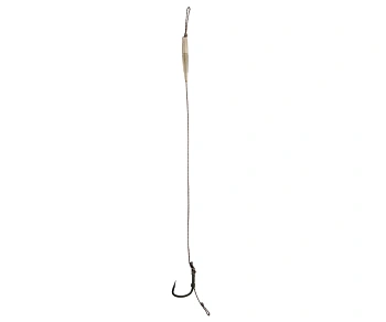 Крючок с поводком Carp Pro Sinking Braid Wide Gape Size 6 Тефлон  Быстротонущий 30Lb 15см