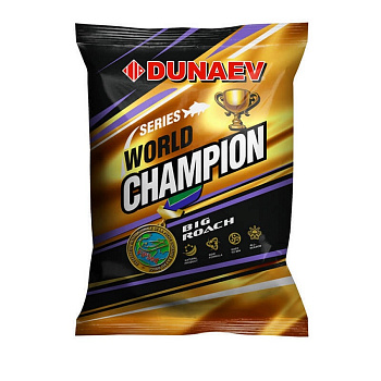 Прикормка фидерная Dunaev World Champion Big Roach 1 кг (Крупная плотва) 