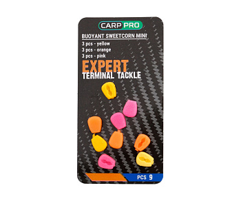 Кукуруза силиконовая разноцветная плавающая Carp Pro Buoyant Sweetcorn Mini (Разноцветная) 