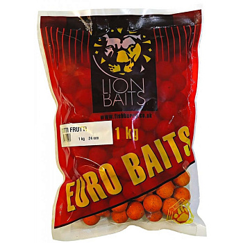Бойлы тонущие Lion Baits  Euro Baits Tutti Frutti 24мм 1 кг (Тутти-фрутти) 