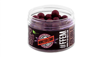 Бойлы пылящие FFEM Baits насадочные Soluble Boilies HNV- Belachan 12мм 9шт. 80 г (Белачан) 