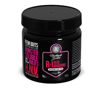 Бойлы пылящие FFEM Baits насадочные Monster Soluble Boilies R1 22мм 350 г (Красное облако) 