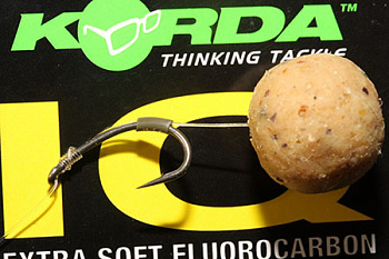 Повод. мат. Korda IQ2 Fluoracarbon  20м 12lb/5.4кг/0,35мм  