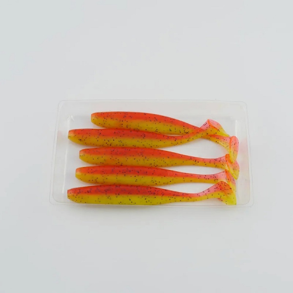 Силиконовая приманка Виброхвост FISHER BAITS Light Glow 99 мм. съедобная (цв. 17)11