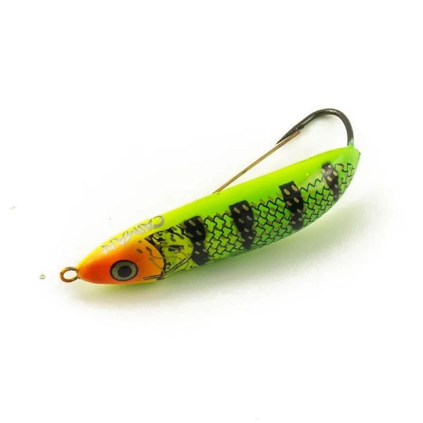 Блесна незацепляйка Caiman Grass 70 мм 14гр. color889 латунь