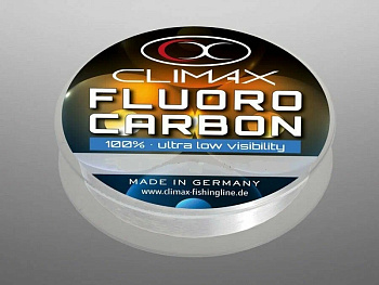 Леска Climax Fluorocarbon Тонущий 25м 5,8кг/0,28мм Прозрачный 