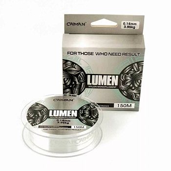 Леска Caiman Lumen  150м 3,95кг/0,16мм (Прозрачный) 