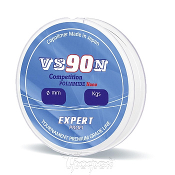 Поводочная леска Expert VS90-N  30м 2,5кг/0,105мм (Прозрачный) 