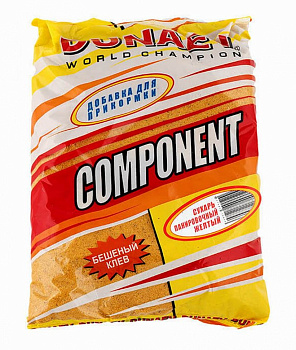Прикормка рыболовная Dunaev Компонент Component 0,5 кг (Сухарь панировочный жёлтый) 