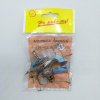 Готовый донный монтаж с кормушкой Carp Hunter пружина 3 крючка 30г. 1шт1