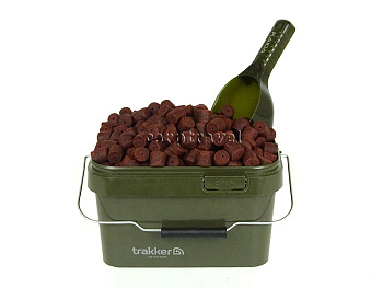 Пеллетс Coppens  Red Halibut 20мм 1 кг (Палтус) Просверленный  Красный